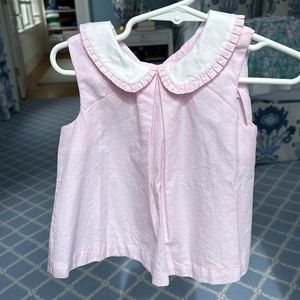 Jacadi Pink Peter Pan collar